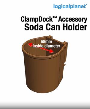 ClampDock Accessory - Soda Can Holder