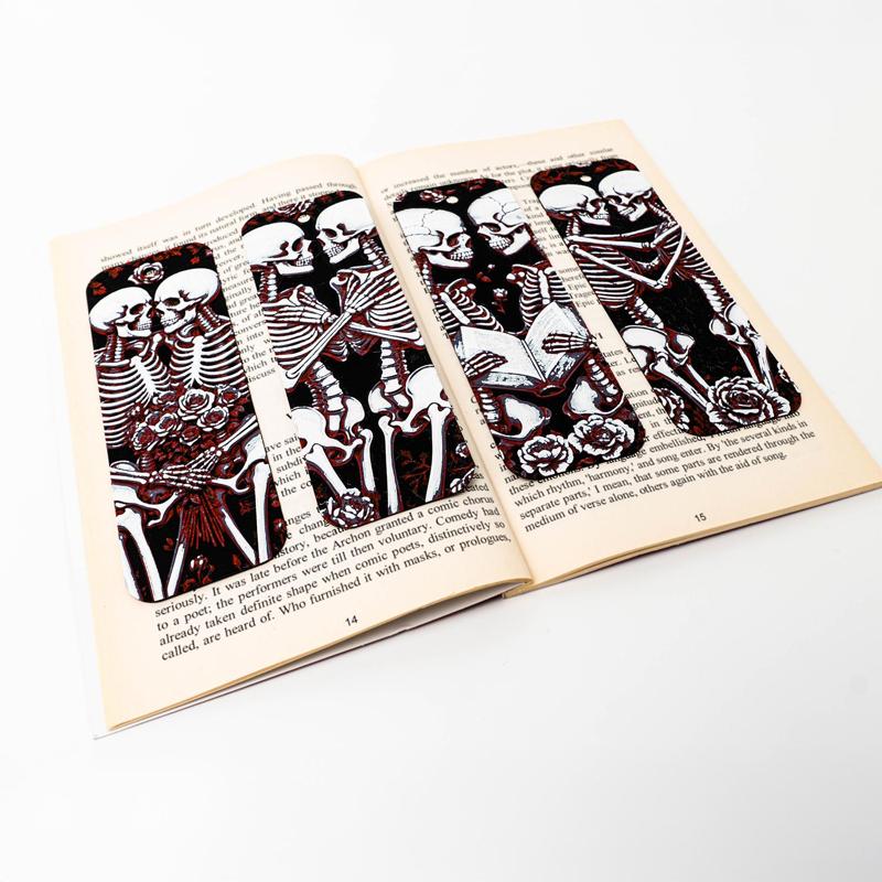 Skeleton Romance Bookmarks