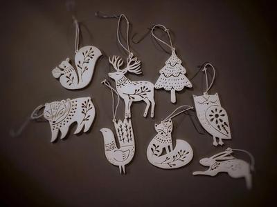 Christmas animal decoration