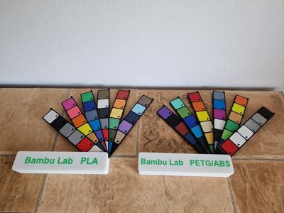 Bambu Lab Filament Swatches box