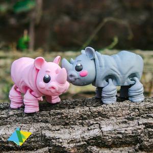 Print in place Flexy Rhino