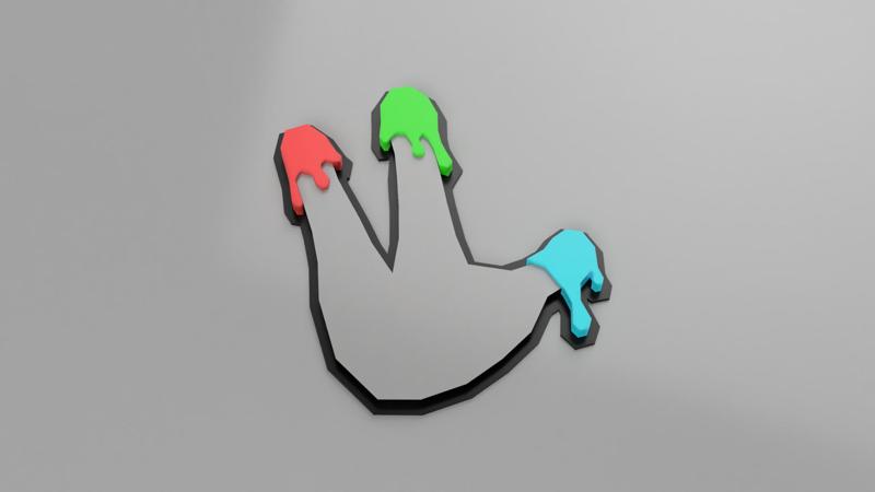 Gorilla Tag Finger Painter Badge