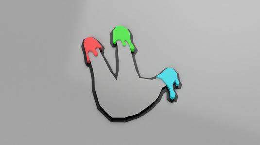 Gorilla Tag Finger Painter Badge