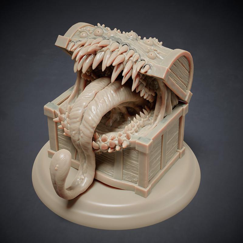 Mimic Dangeon Chest 28 mm