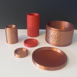 Storage Container / Jar - Cylindrical - Abstract