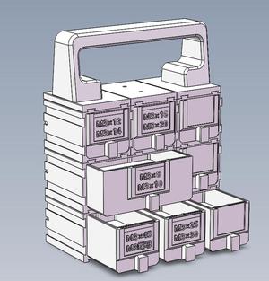 Modular Screw Storage Box