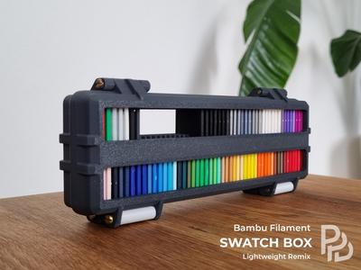 Bambu Filament Swatch Box Lightweight & Efficient