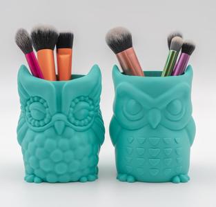 Grumpy Owl Pencil Pot