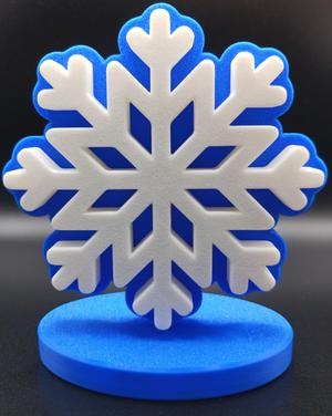 Snowflake Decoration With Stand