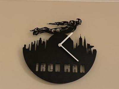 Wall Clock, Wanduhr, Marvel, Avengers, Iron Man