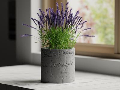 Plant Pot Planter Concrete 1