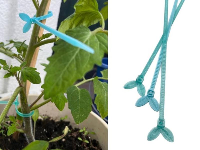 Plant ties, reusable support