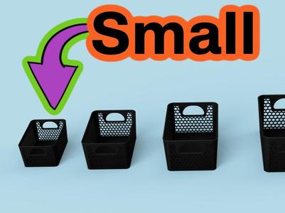 Hexagon Pattern Basket - No.2 - Small Size 储物篮