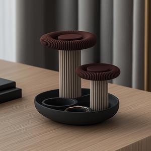 Mushroom Grove Organizer – 3D-Printable Modern Storage