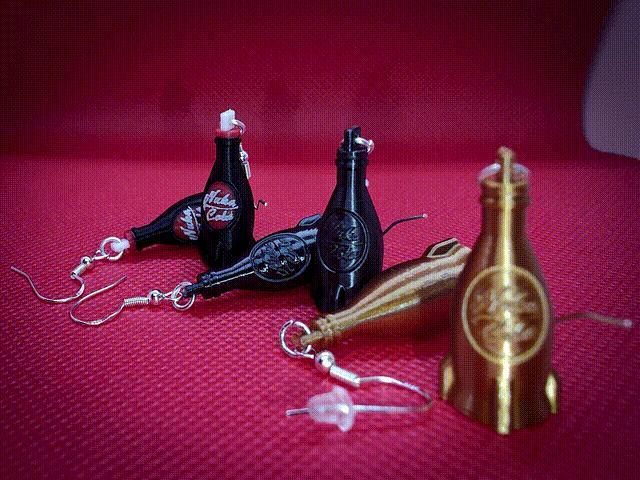 Fallout Nuka Cola Earrings
