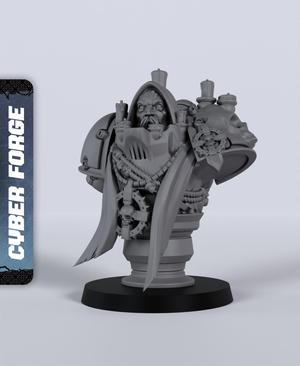 Preacher Bust - With Free Cyberpunk Warhammer - 40k Sci-Fi Gift Ideas for RPG and Wargamers