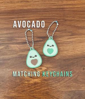 Cute Avocado Keychain
