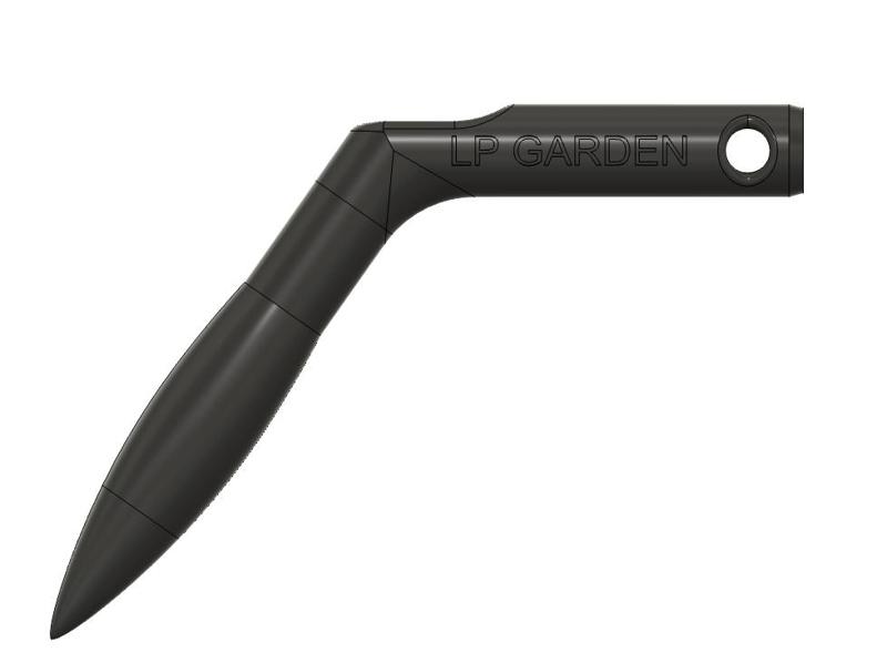 Planting stick Fiskars style hollow version