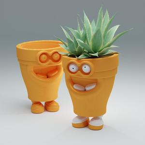 GRIN-N-GROW - FUNNY PLANTER FOR ALL AGES
