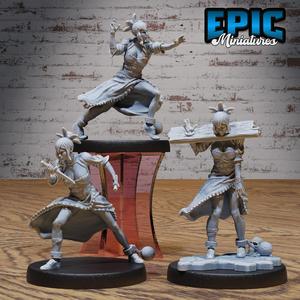 Captured Witch Set / Angelic Priest Soldier / Holy Warrior / Heavenly Guardian / Magical Power Fighter / Cloud Magician / Divine Proxy