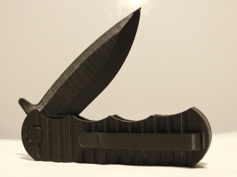 Fully Printable Pocket Knife