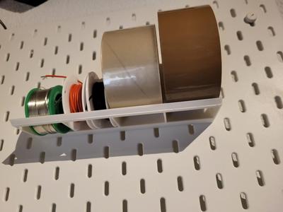 Ikea Skadis Tape and Roll holder