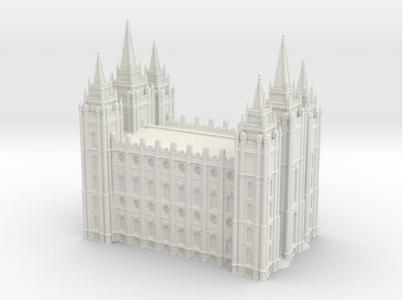 Salt Lake City Utah Temple LDS Mormon Latter Day Saint Temple Replica White