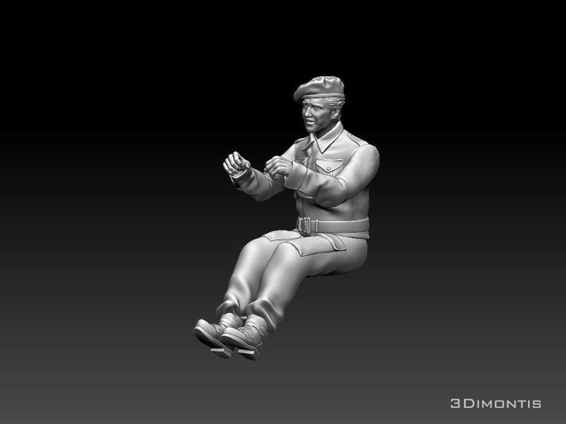 British soldier driver