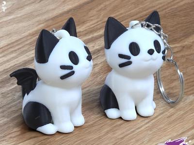 Adorable Cat KeyRing ( Supportless )