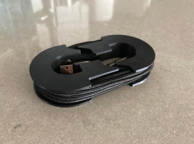 The Secure Cable Spool, USB 10ft Long, Tidy