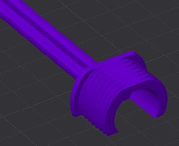 Dreaming Robots - Lazy Kate Rod - Easy Printing High Strength   