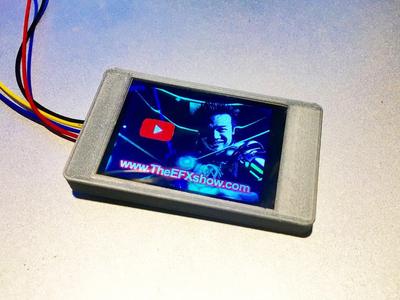 Clean & Slim Case for Nextion 2.4" Display Module