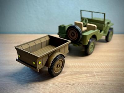 Trailer for CyberBrick Willy´s RC Jeep