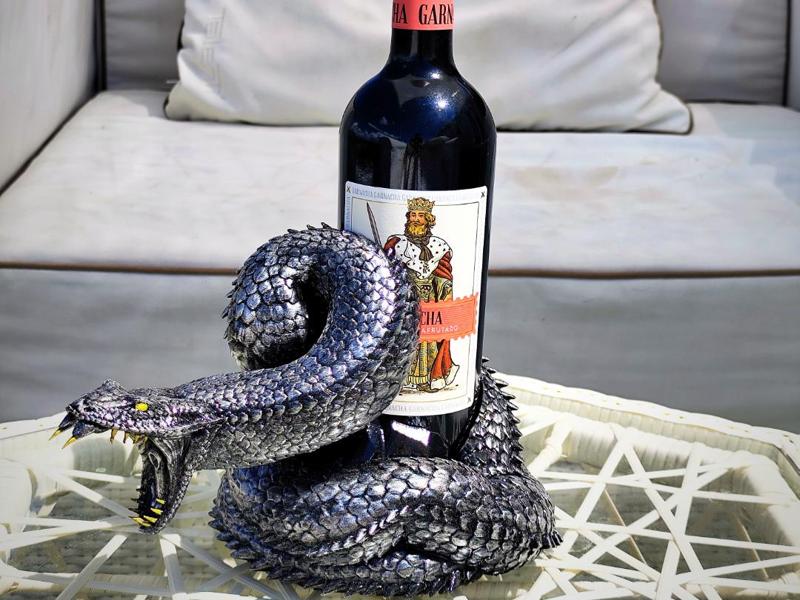 Snake Wine Bottle Holder