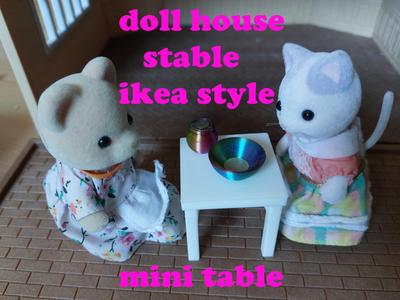 doll house / sylvanian families ikea style table