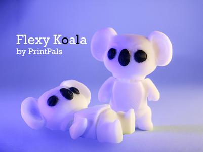 Articulated Koala Flexy keychain PrintInPlace