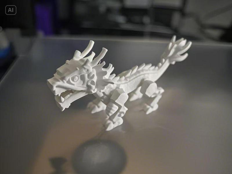 Building Block Style Chinese Dragon