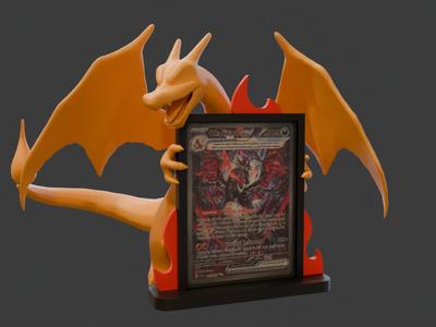toploader stand charizard pokemon