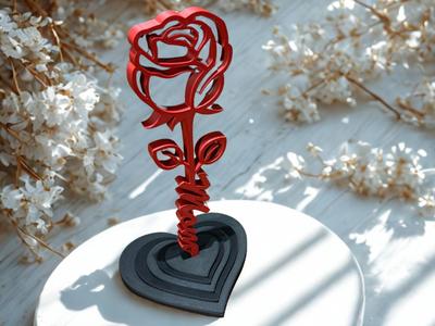ROSE FOR MOTHERSDAY / STANDING ROSE / GIFT 