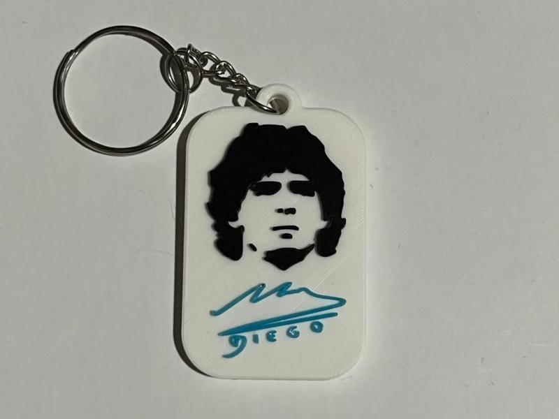 Diego Armando Maradona Keychain