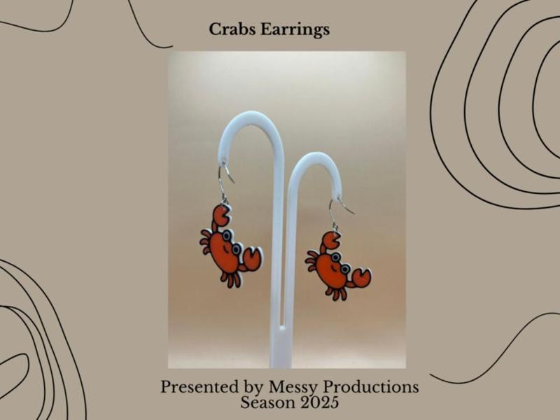 Crab Earrings 