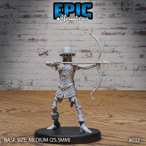 Skeleton Army Archer / Undead Soldier / Evil Skelet Warrior / Zombie Fighter / Evil Bone Kingdom / Walking Dead Monster / Rotting Humanoid / Graveyard Encounter