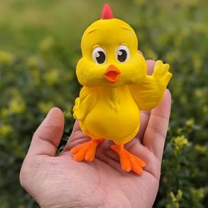 Cute Cartoon Easter Chick No. 4