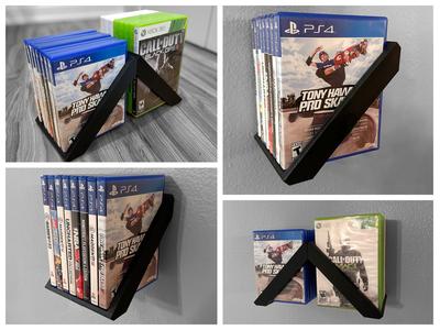 Multi-Functional DVD/GAME Case Bracket