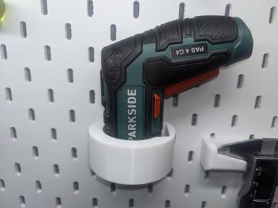 Electric screwdriver holder PAS 4 C4  Ikea skadis