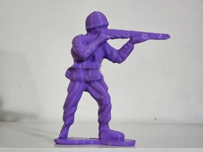 Little soldier - straight shooter sculpture