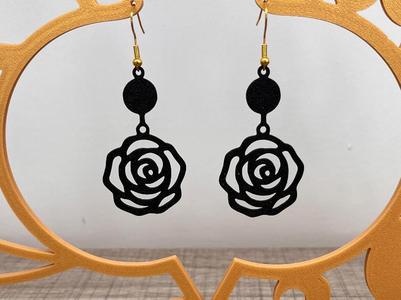 Earrings - Rose