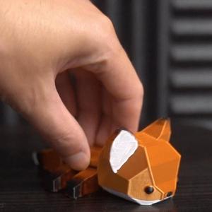 Flexible Fox (Print-in-place)