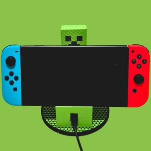 NINTENDO SWITCH MINECRAFT CREEPER STAND / HOLDER / NINTENDO