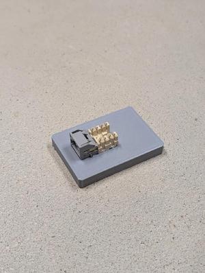 Punch down stand for CommScope M-Series jacks   